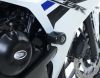 R&G CP0405WH Aero padací chrániče Honda CBR500R bílé